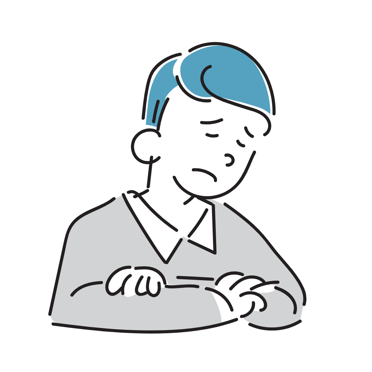 悩む就活生2