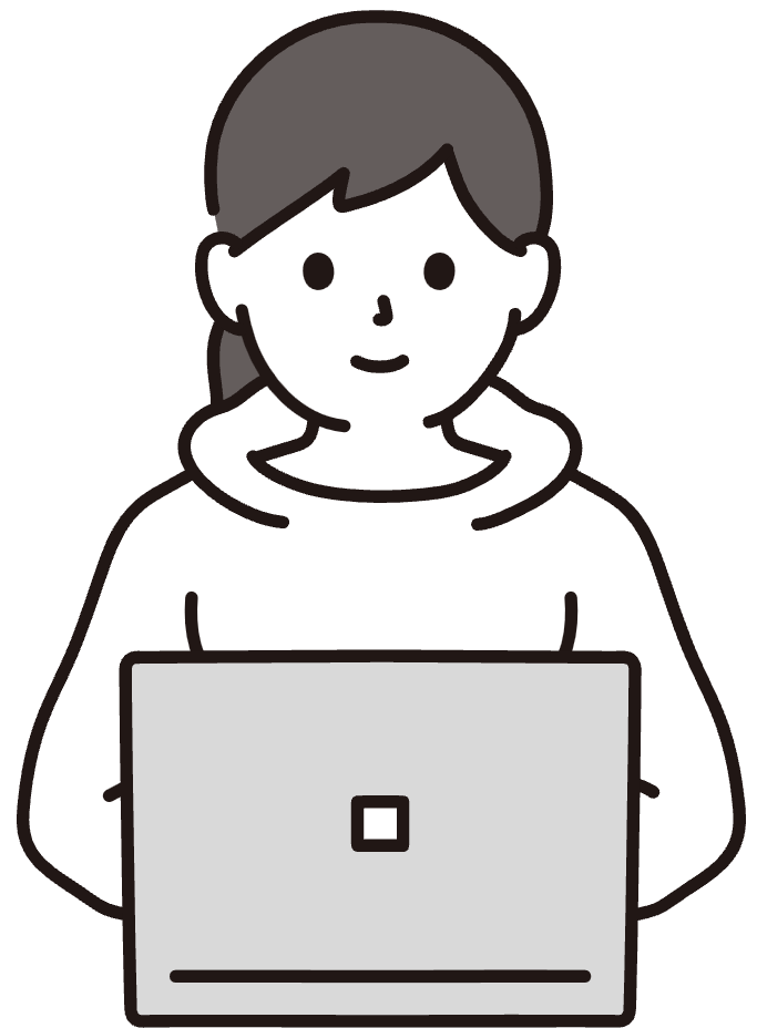 ライター職のイラスト